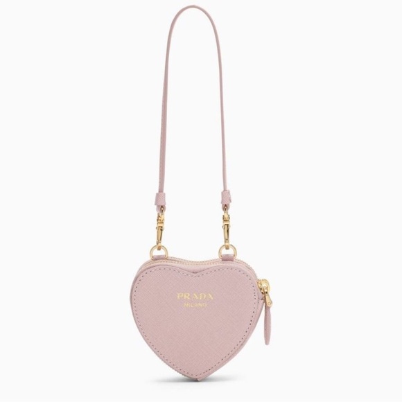 PRADA  Heart Leather mini pouch - Picture 4 of 11